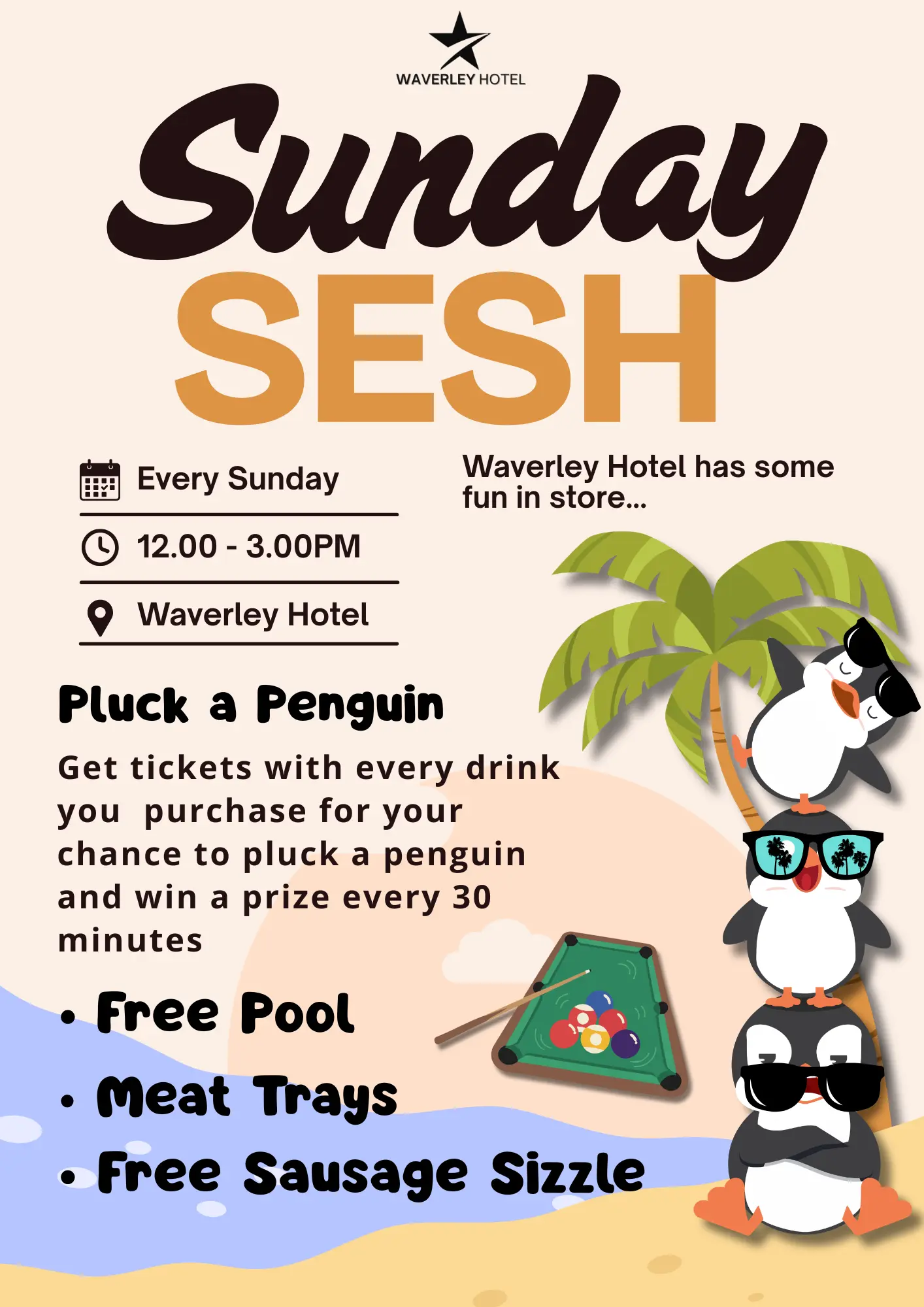 Sunday Sesh at Waverley Hotel